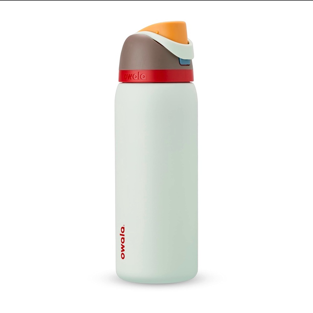 Owala Mint and Red Hydration Bottle